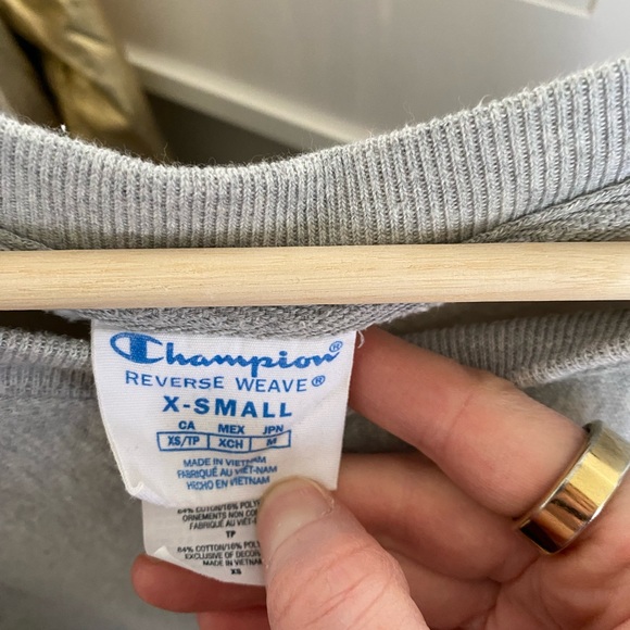 Champion sweatshirt dress size XS heathered grey - Picture 5 of 5